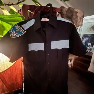 Security Uniform Shirt with Patches